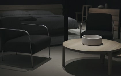 dark furniture